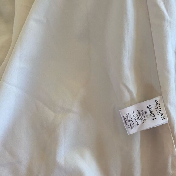 Beulah faux fur pink/beige jacket snap closure size large - Picture 5 of 16